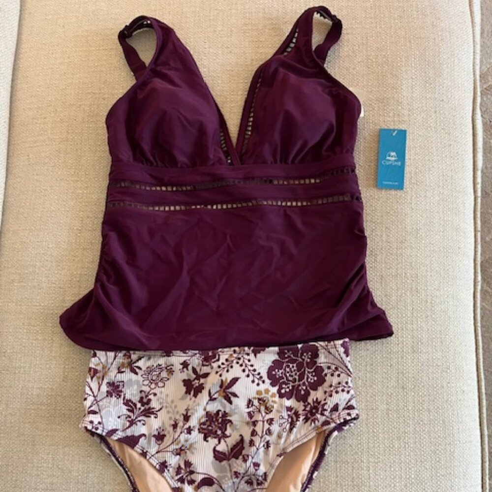 Cupshe Swim top and bottoms (size medium)